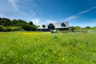 Testwood Lakes education centre in summer