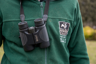 Trust staff with binoculars