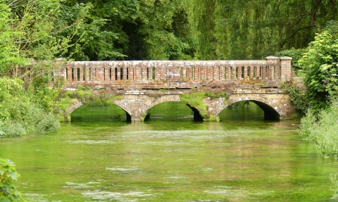 Bridge on the upper Test near Laverstoke