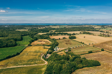 Ariel view of Wilder Little Duxmore in 2019