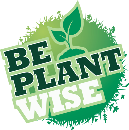 Graphic reading "Be plant wise"
